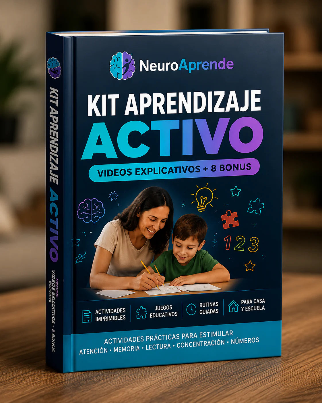 KIT APRENDIZAJE ACTIVO (SISTEMA CON VIDEOS + 8 BONUS + APP VIP)