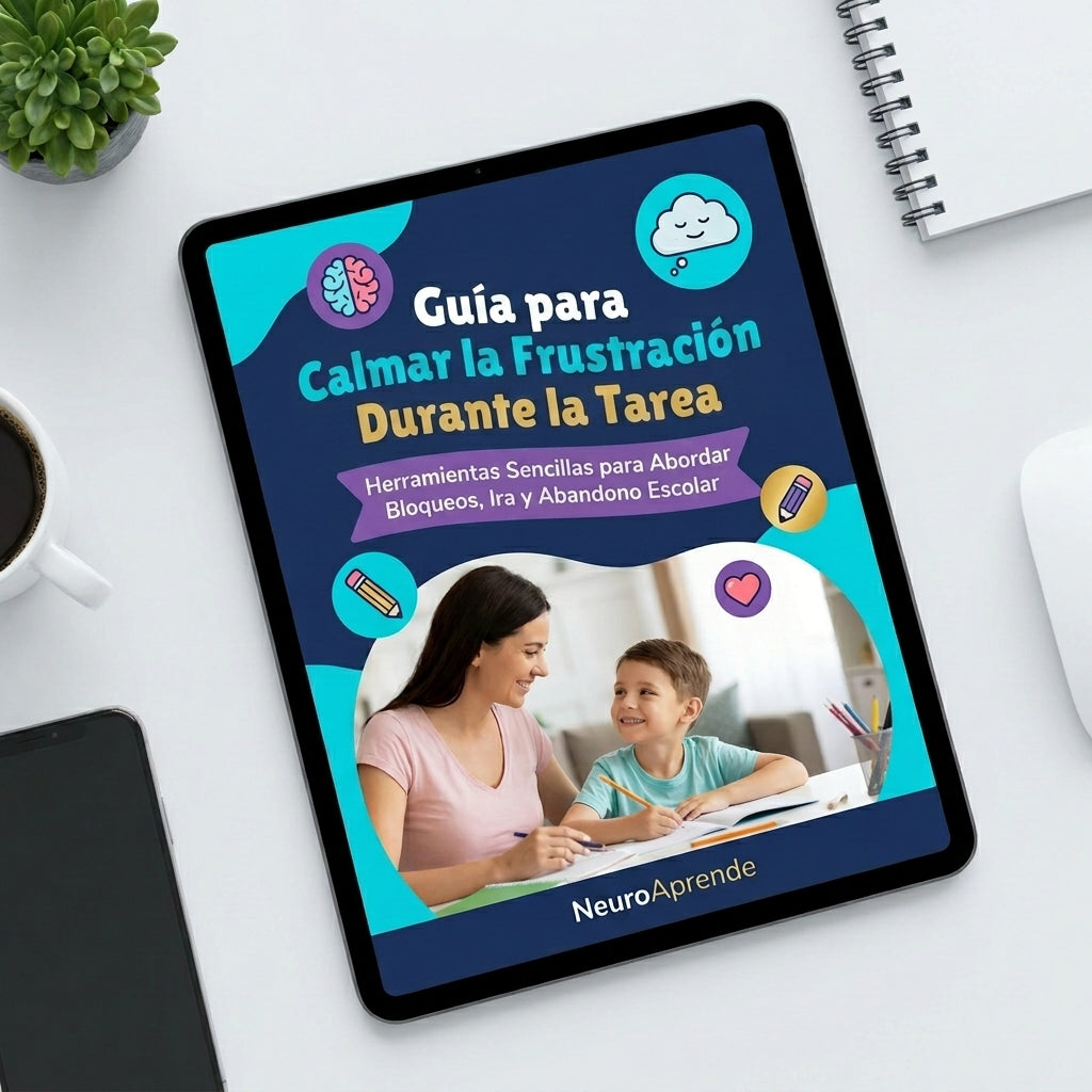 🧠 Guía para calmar la frustración durante las tareas